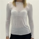 maglia in viscosa e cashmere blend